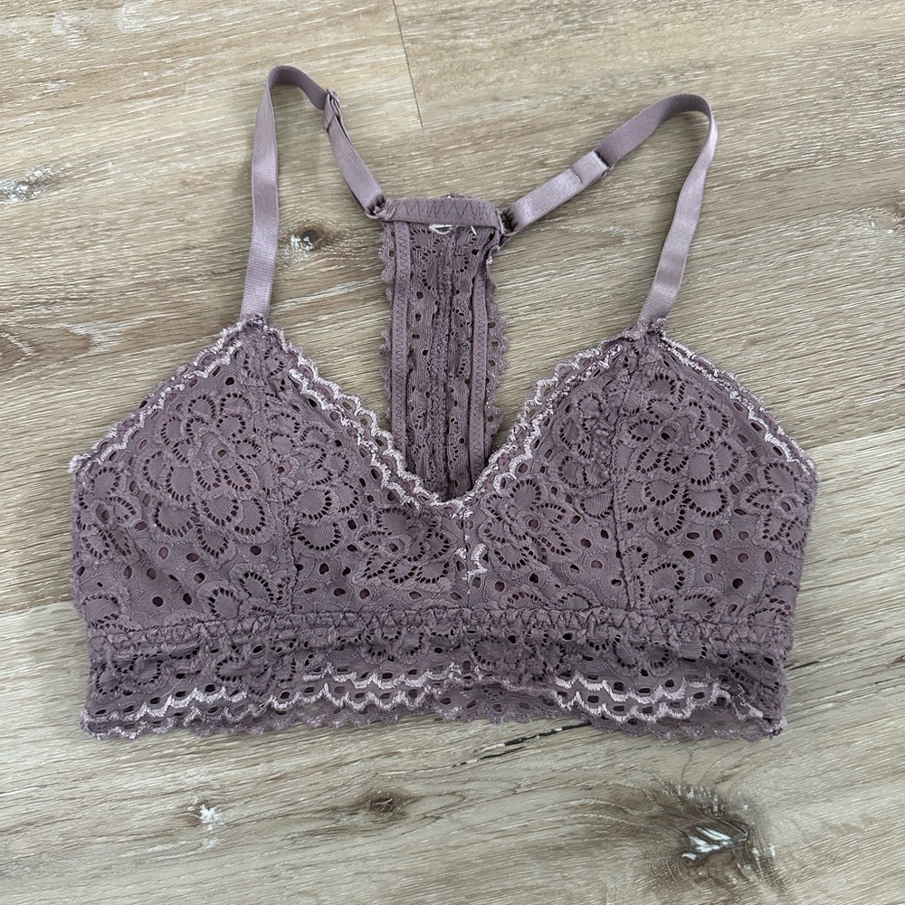 Lace Bralette in Purple